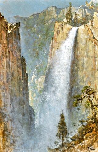A Waterfall in the Sierras