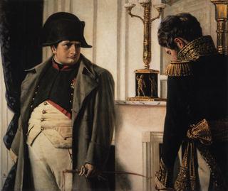 Napoleon and Marshal Lauriston