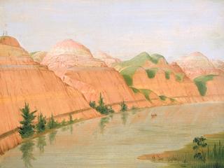 Magnificent Clay Bluffs, 1800 Miles above St. Louis