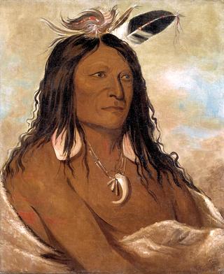 Eé-shah-kó-nee, Bow and Quiver, First Chief of the Tribe