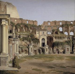 View of the Interior of the Colosseum