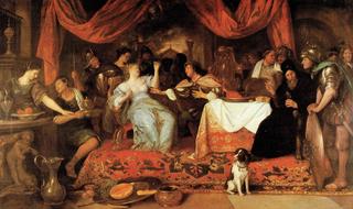 Banquet of Mark Antony and Cleopatra