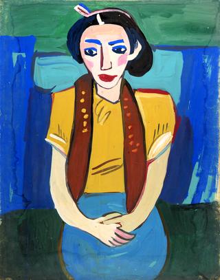 Seated Woman with Yellow Blouse