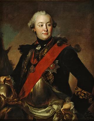 Portrait of Count Grigory Orlov in Armour