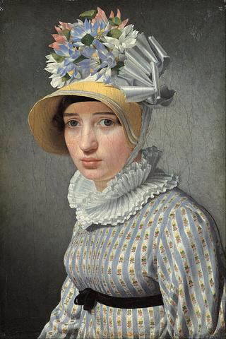 模特玛达莱娜或安娜玛丽亚乌登的肖像