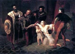 伊内萨·德·卡斯特罗之死，葡萄牙婴儿唐·佩德罗的摩根纳式妻子