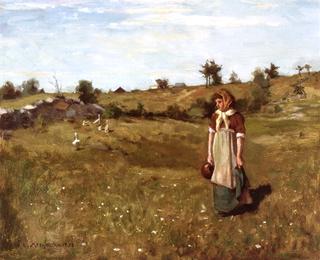 Woman in a Field