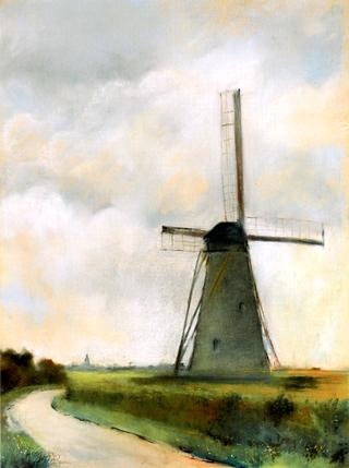 Windmill in Walcheren, Holland