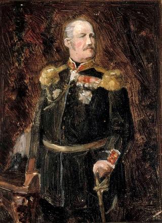 Portrait of General Adjutant, Count Adolf Aminoff (Sketch)