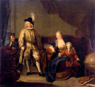 冯·埃拉赫男爵的家庭肖像