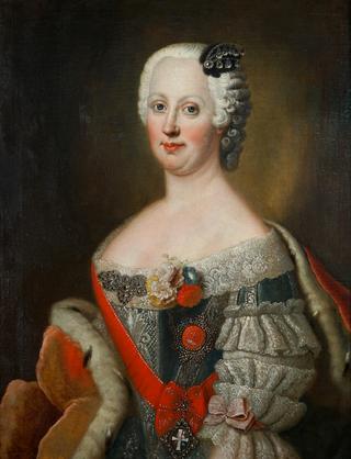 霍尔斯坦·戈托普的乔安娜·伊丽莎白肖像