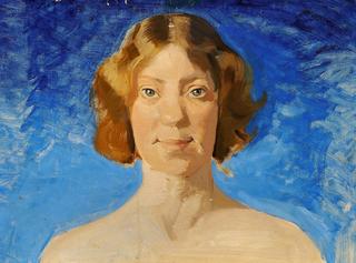 Portrait of the Danish Painter Bertha Dorph