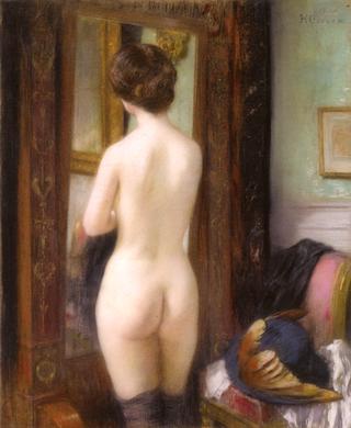 Nude at a Mirror