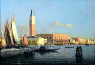 The Doge's Palace, Venice, from the Canale della Guidecca