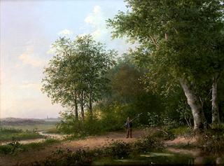 Fisherman in a Forest