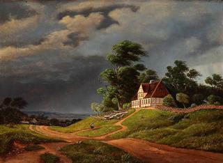 Landscape with Windy Weather