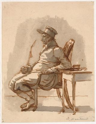 The Artist's Uncle with Pipe and Cap