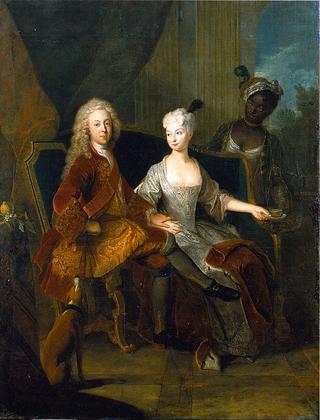 符腾堡王储弗里德里希·路德维希和他的妻子勃兰登堡·施韦特的亨丽特·玛丽