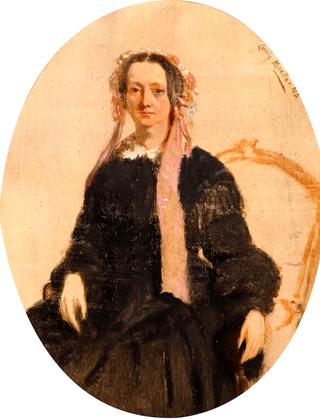 Portrait of a Seated Elegant Woman