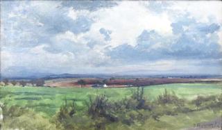 Landscape with Houses in the Distance