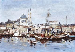 Tugs on the Golden Horn - Istanbul