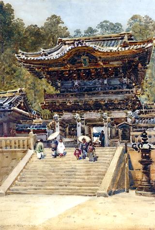 The Entrance to the Temple at Nikko, Japan