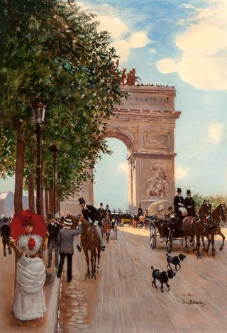 The Arc de Triomphe, Champs-Elysées
