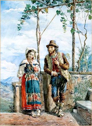 An Italian Peasant Couple