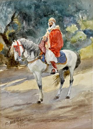 Algerian Spahi on Horseback