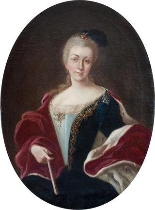 萨克森女王玛丽亚·阿马利亚的年轻肖像