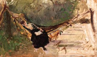 Young Woman in a Hammock