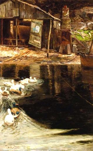 Ducks in the Boatyard