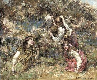 Girls in a Wood