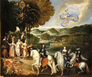 Allegory of the peace treaty of the Pyrenees