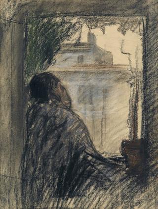 Man Seated at a Window
