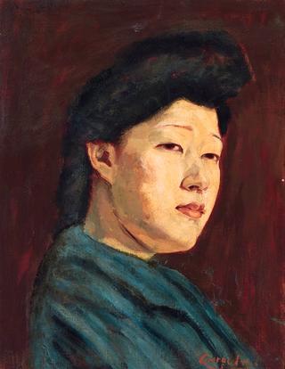Japanese Woman in Profile