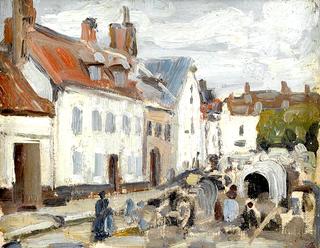 Montreuil-sur-mer, the market
