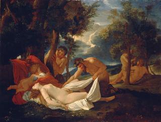 Venus surprised by satyrs