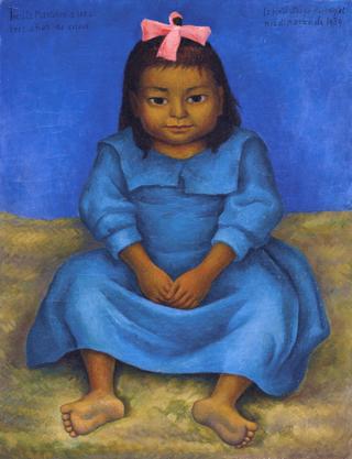 Portrait of Inesita Martinez at the Age of Three