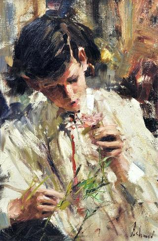 Boy with Flower