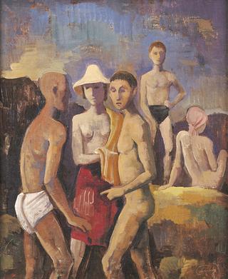 Five Figures by the Sea