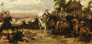 Combat de Fontaine-Française remporté par Henri IV (Battle of Fontaine-Française won by Henri IV)