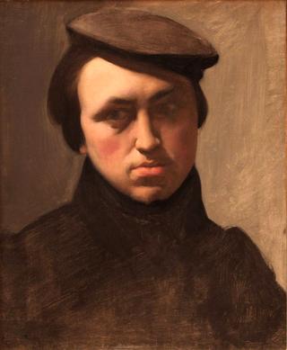 Youthful Self-Portrait with Hat
