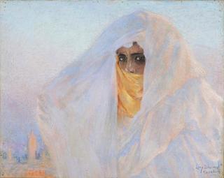 Oriental Woman with a Veil, Marrakesh