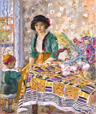 Marthe and Pierre Lebasque in an Interior