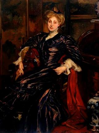 Portrait of Mrs Emily Montgomery-Lang