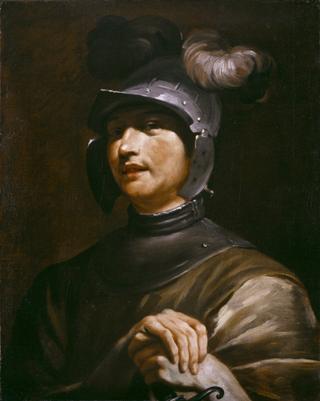 Young Man with a Helmet