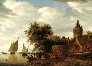 River View with Ferry and Bastion