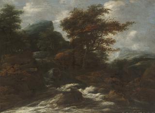 Landscape with Waterfalls