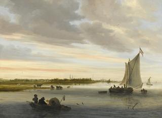River Landscape with Haarlem on the Horizon